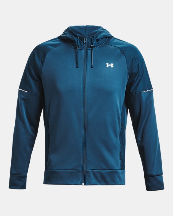 Men's Armour Fleece® Storm Full-Zip in Blue image number 5